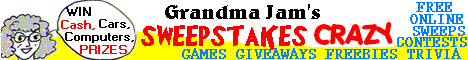 Sweepstakes Crazy - Online Contests and Sweepstakes. Win Cash and Prizes!